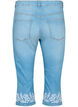 Culotte Amy taille haute avec broderie, Light blue denim, Packshot image number 1