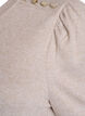 Bluse mit Knopfdetail und kurzen Puff&auml;rmeln, Beige, Packshot image number 3