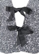 Paillettenbluse mit Bindedetails, Silver, Packshot image number 2