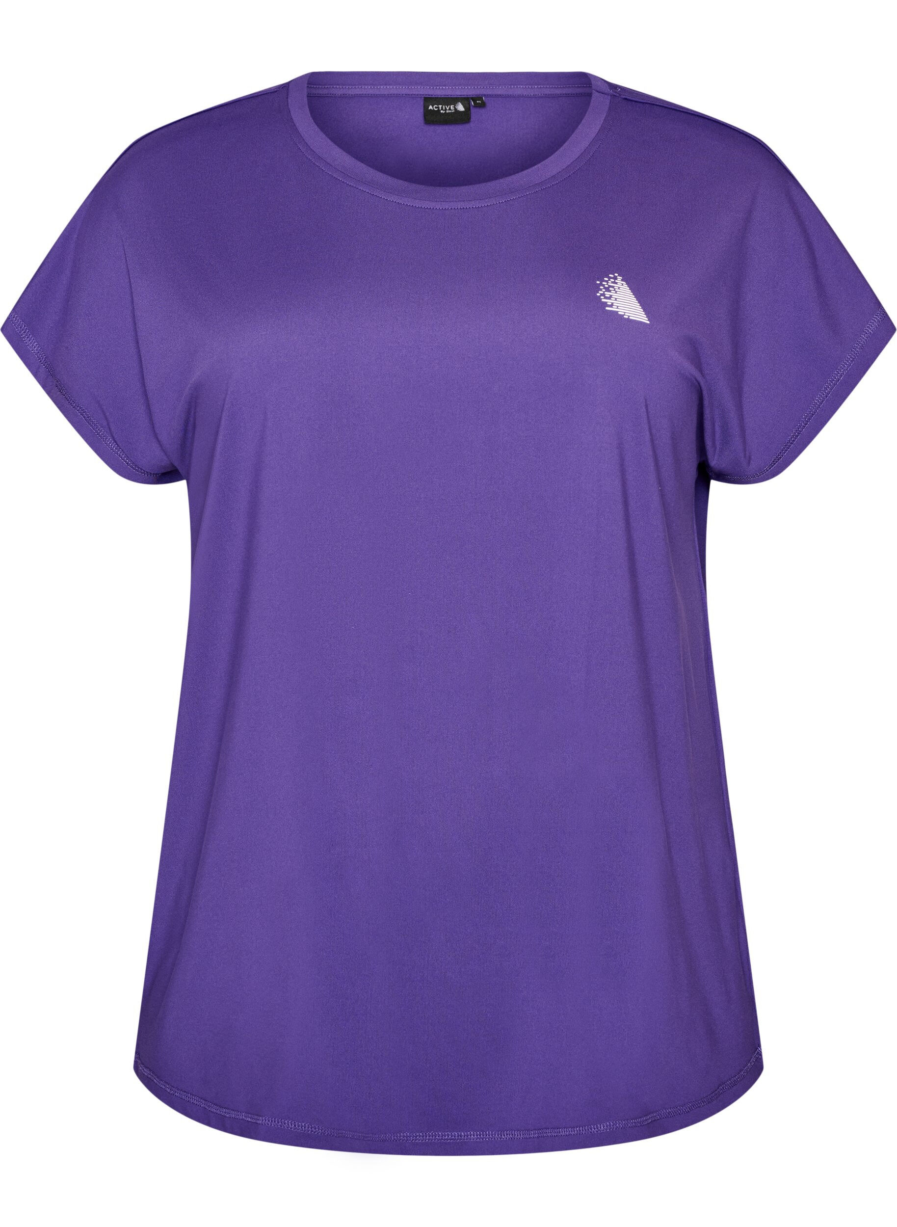 Einfarbiges Trainings-T-Shirt