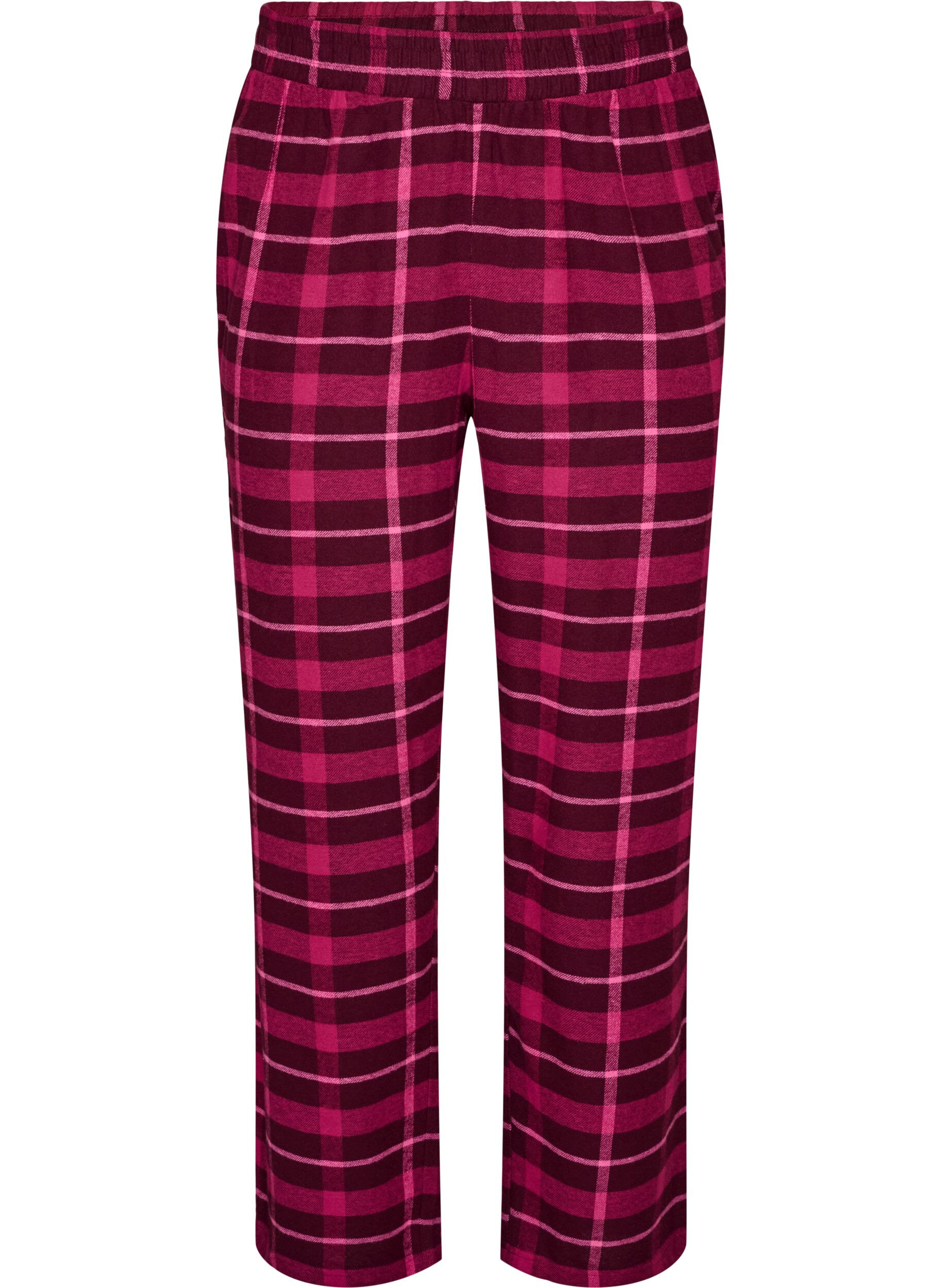 Karierte Pyjamahose aus Baumwolle
