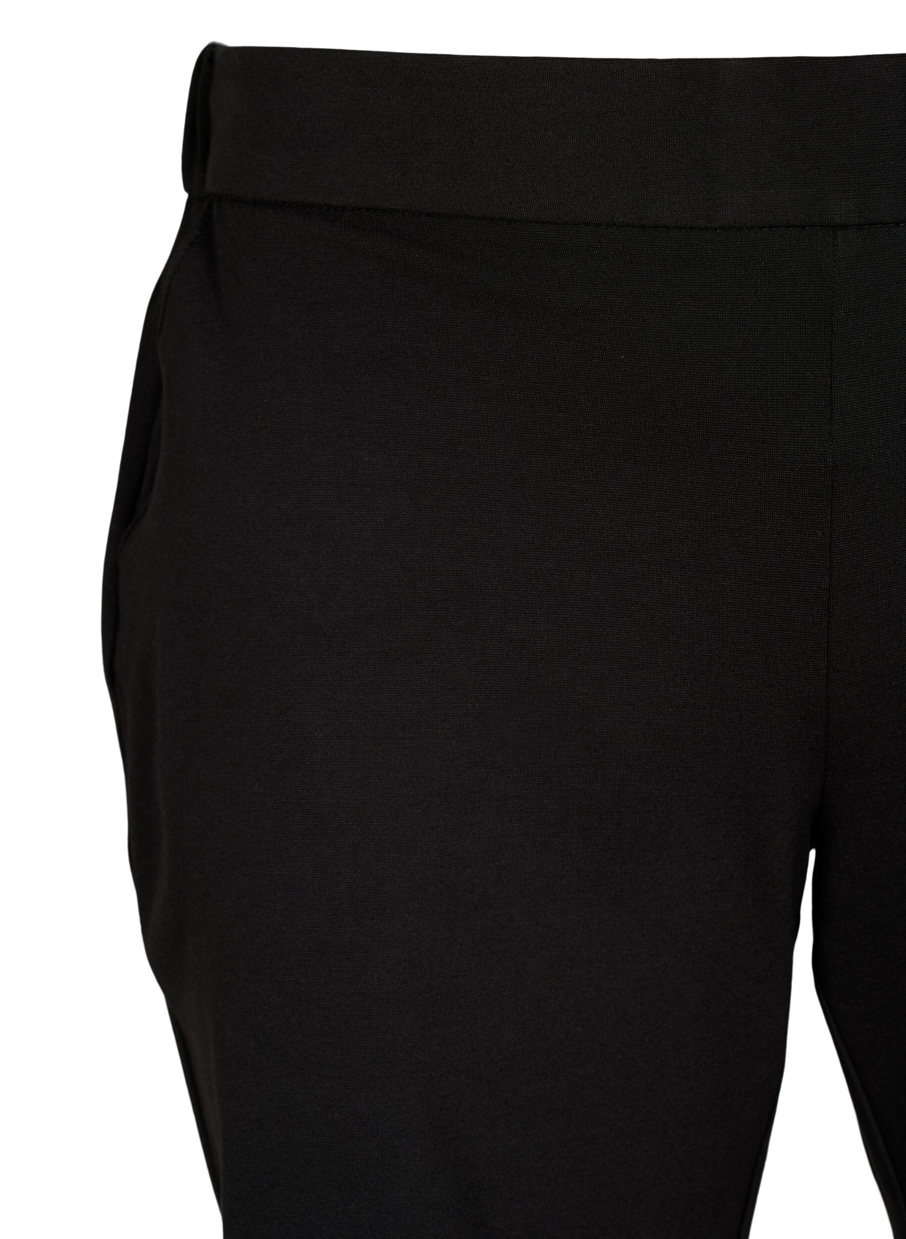 Zizzi Maddison Shorts mit normaler Passform, Black, Packshot image number 2