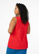 &Auml;rmelloses Top mit Struktur, Rot, Model image number 2