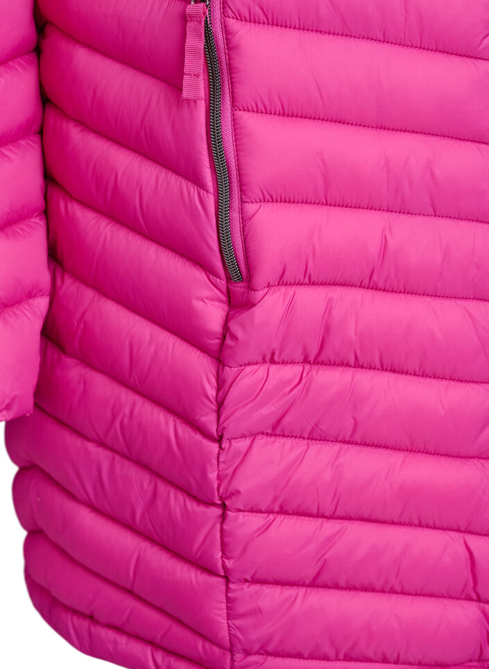 Veste l&eacute;g&egrave;re avec poches et capuche amovible., Rose, Packshot image number 3