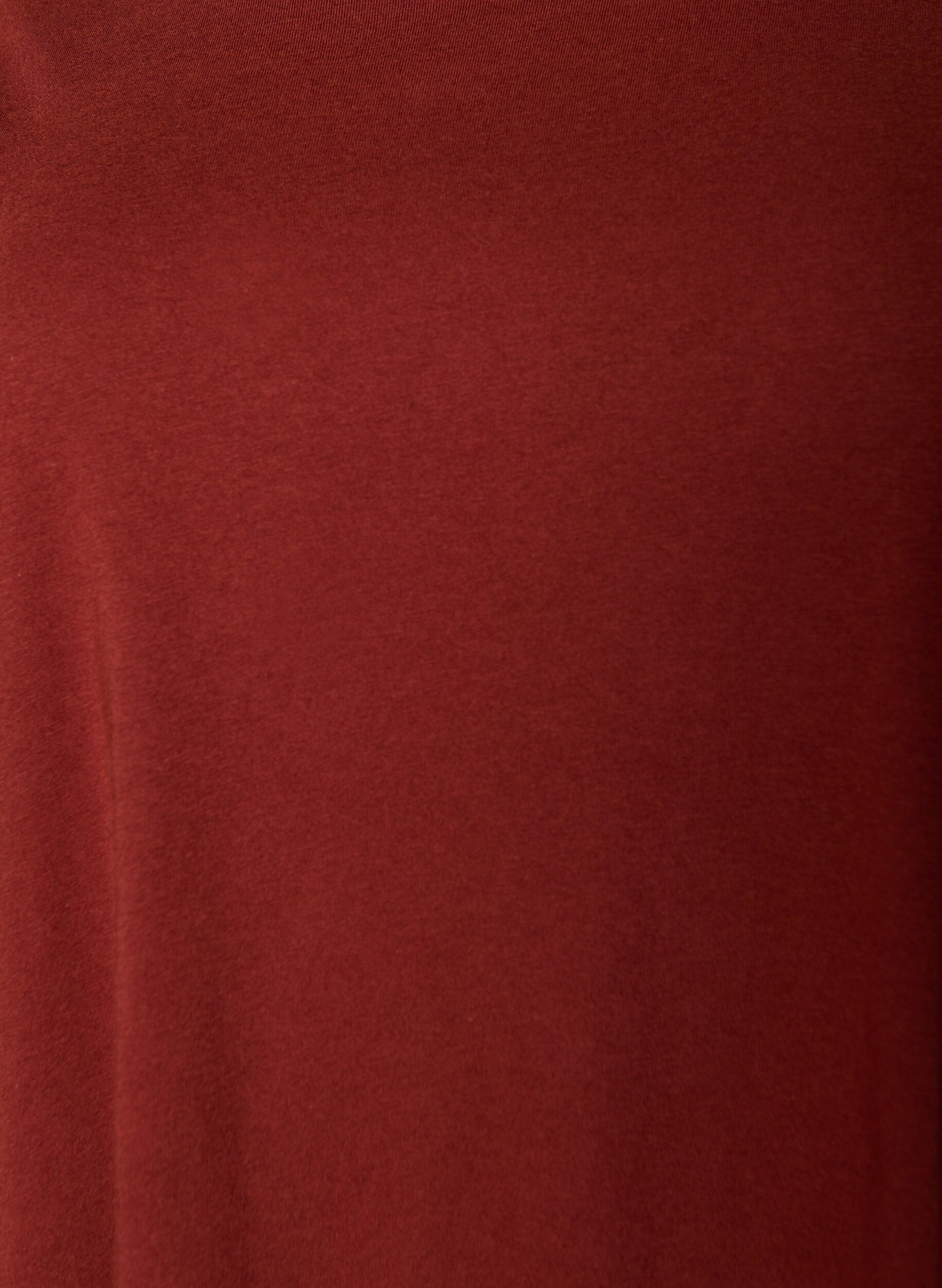 Zizzi 2er-Pack T-Shirt-Kleid mit kurzen &Auml;rmeln, Orange, Packshot image number 2