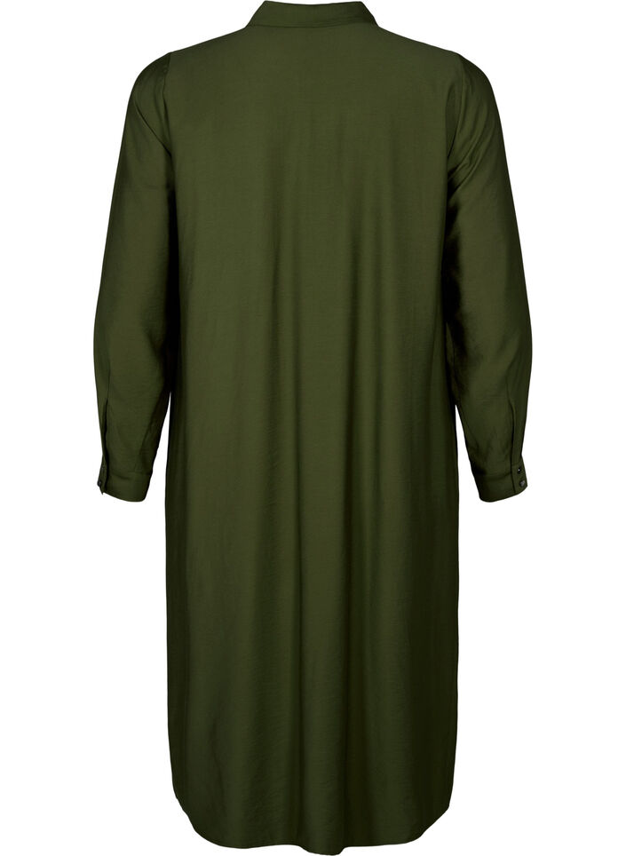 Robe chemise avec poches, Winter Moss, Packshot image number 1