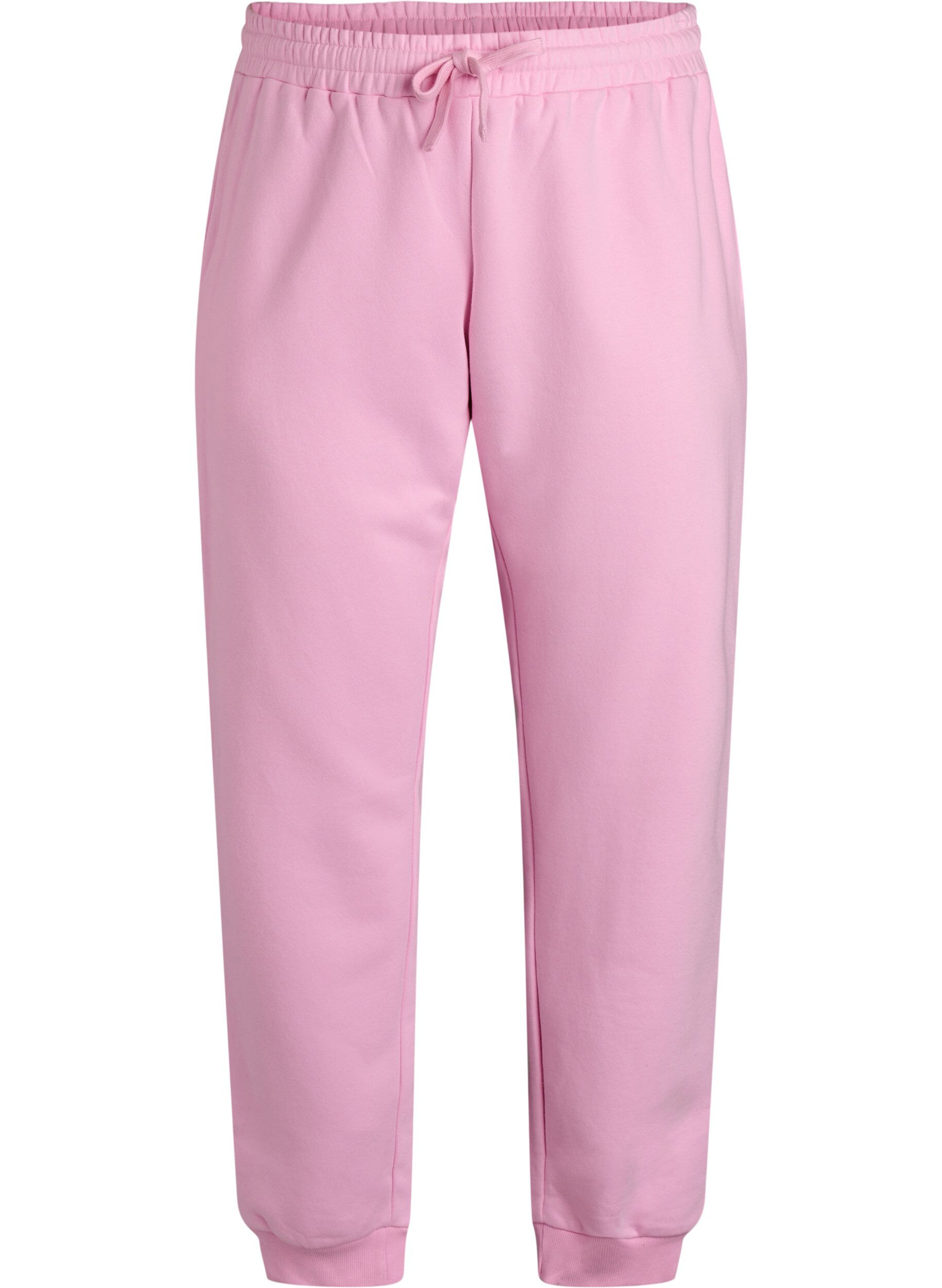 Zizzi Sweathose mit hoher Taille, Pink, Packshot image number 0
