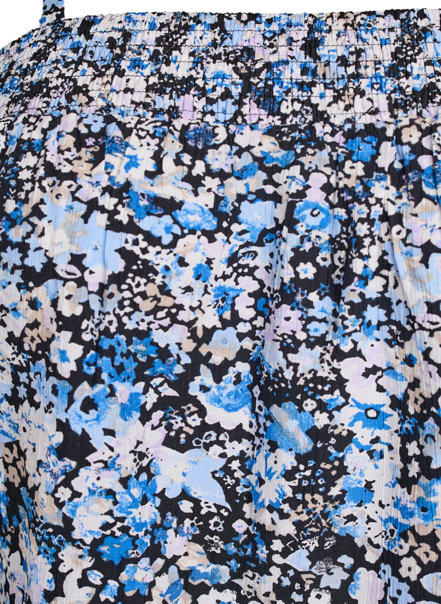 Zizzi Haut en viscose avec fines bretelles, Noir, Packshot image number 2