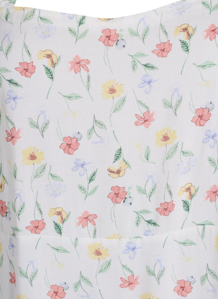 FLASH - Sommerkleid mit breiten Trägern, Weiß, Packshot image number 2