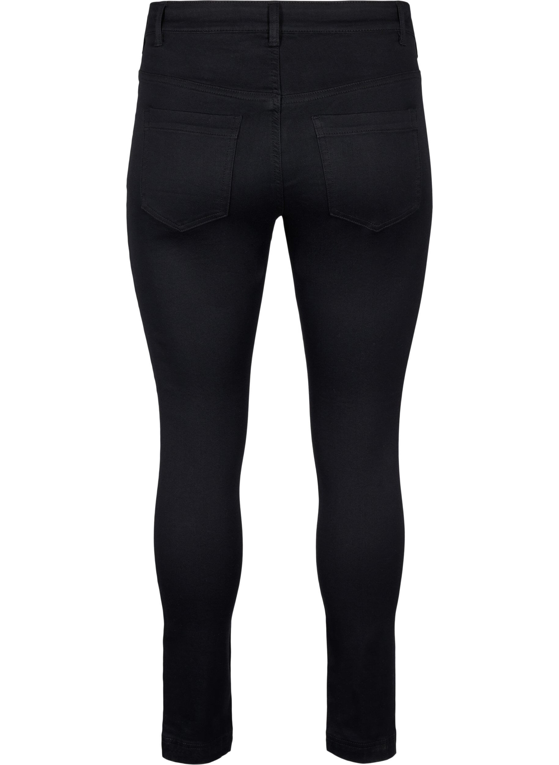 Zizzi Jean taille r&eacute;guli&egrave;re Viona, Noir, Packshot image number 1