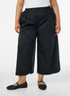 Jupe-culotte avec ceinture &eacute;lastique et jambes amples, Noir, Model image number 2