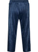 Pantalon en velours avec passepoil contrastant, Bleu, Packshot image number 1