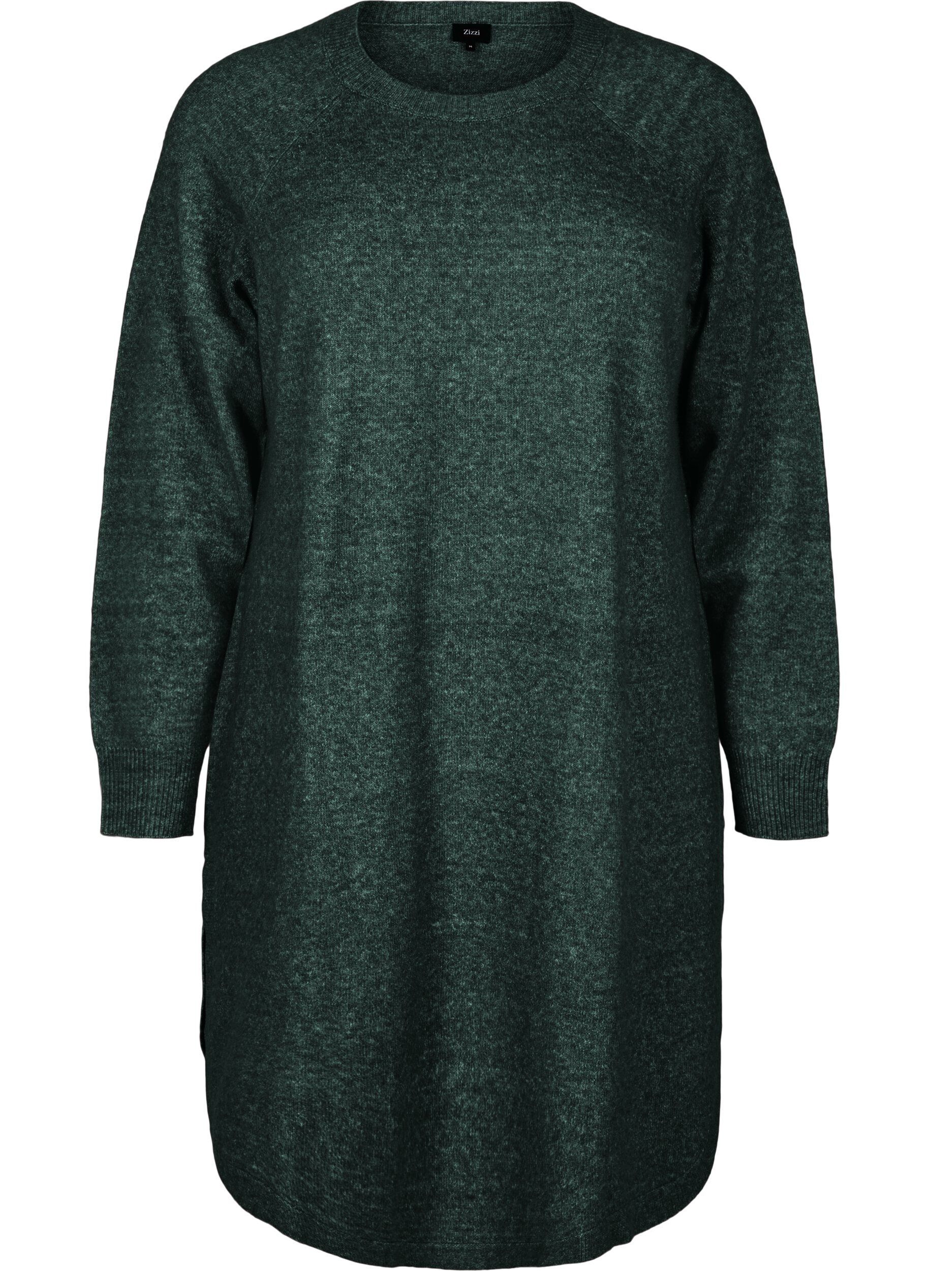 Strickkleid mit Rundhalsausschnitt