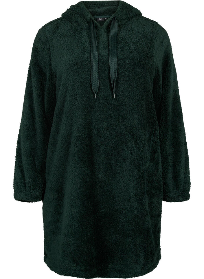 Chemise de nuit douce avec capuche, Scarab, Packshot image number 0