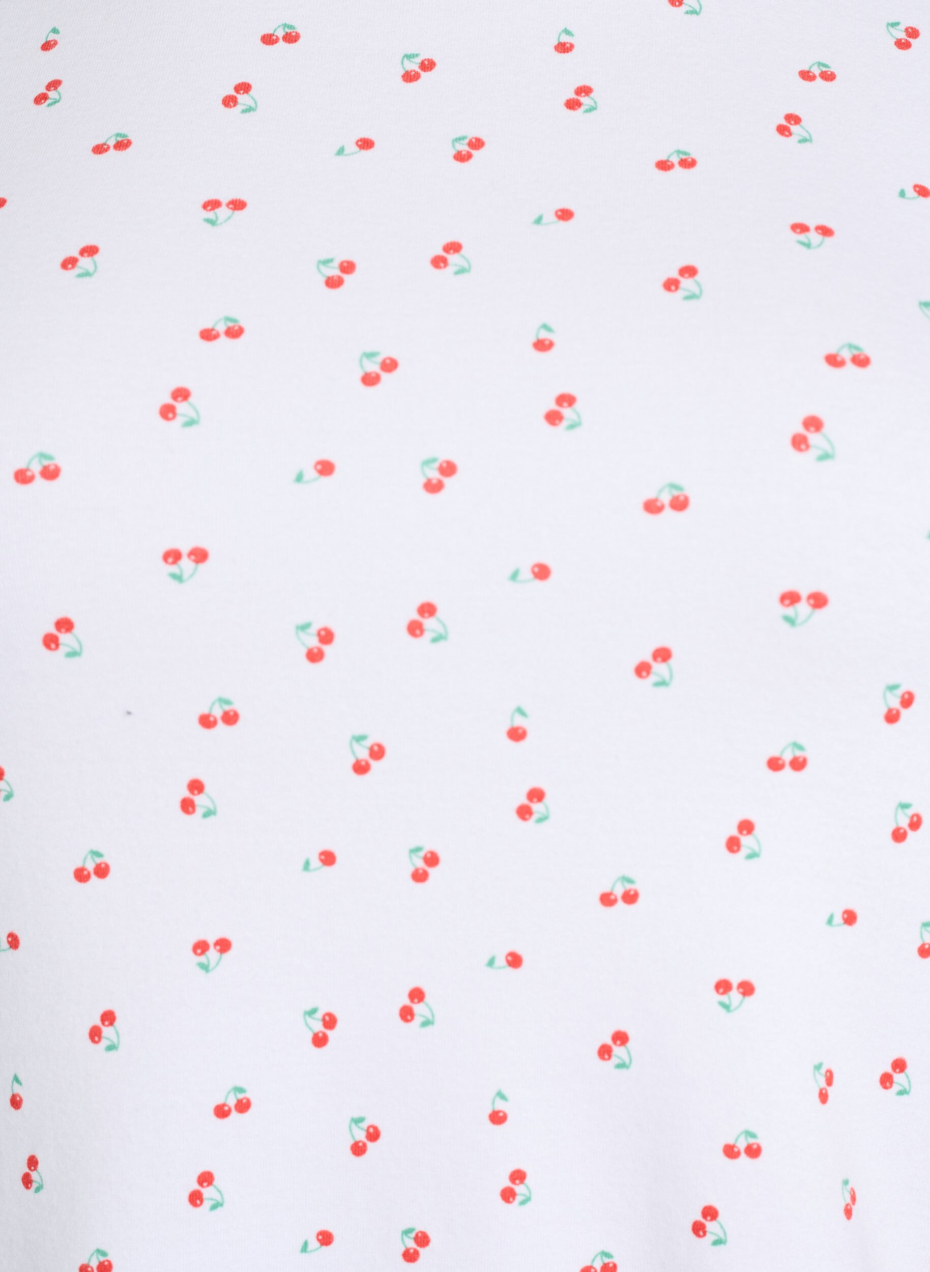 Zizzi T-shirt en coton avec imprim&eacute; int&eacute;gral, Vanille, Packshot image number 2