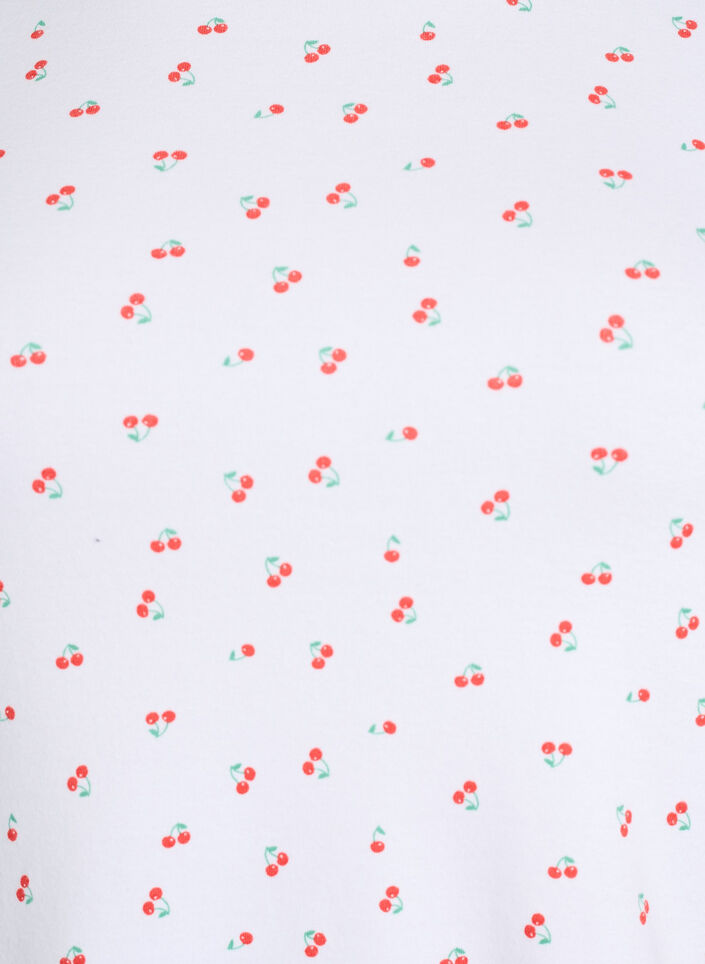 T-shirt en coton avec imprim&eacute; int&eacute;gral, Vanille, Packshot image number 2