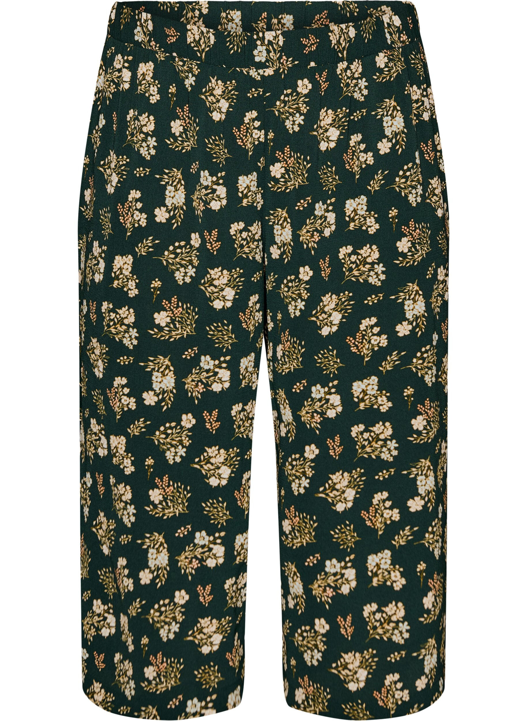 ZizziCulotte-Hose mit Print, Schwarz, Packshot image number 0