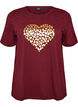 T-shirt imprim&eacute;, Bordeaux, Packshot image number 0
