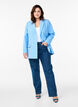 Klassischer Blazer mit Knopfverschluss, Blau, Model image number 1