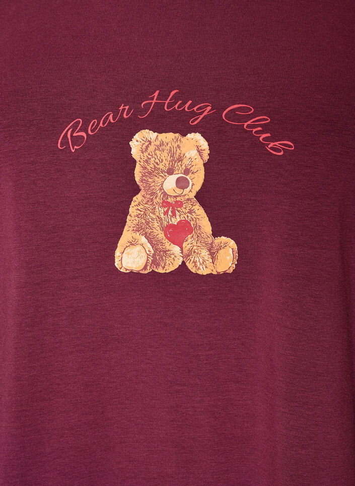 Nachtbluse mit Print, 2421, Packshot image number 2