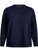 Cardigan en maille fine avec col rond, Bleu, Packshot image number 0