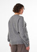 Cardigan en maille douce avec boutons dor&eacute;s, Gris, Model image number 2