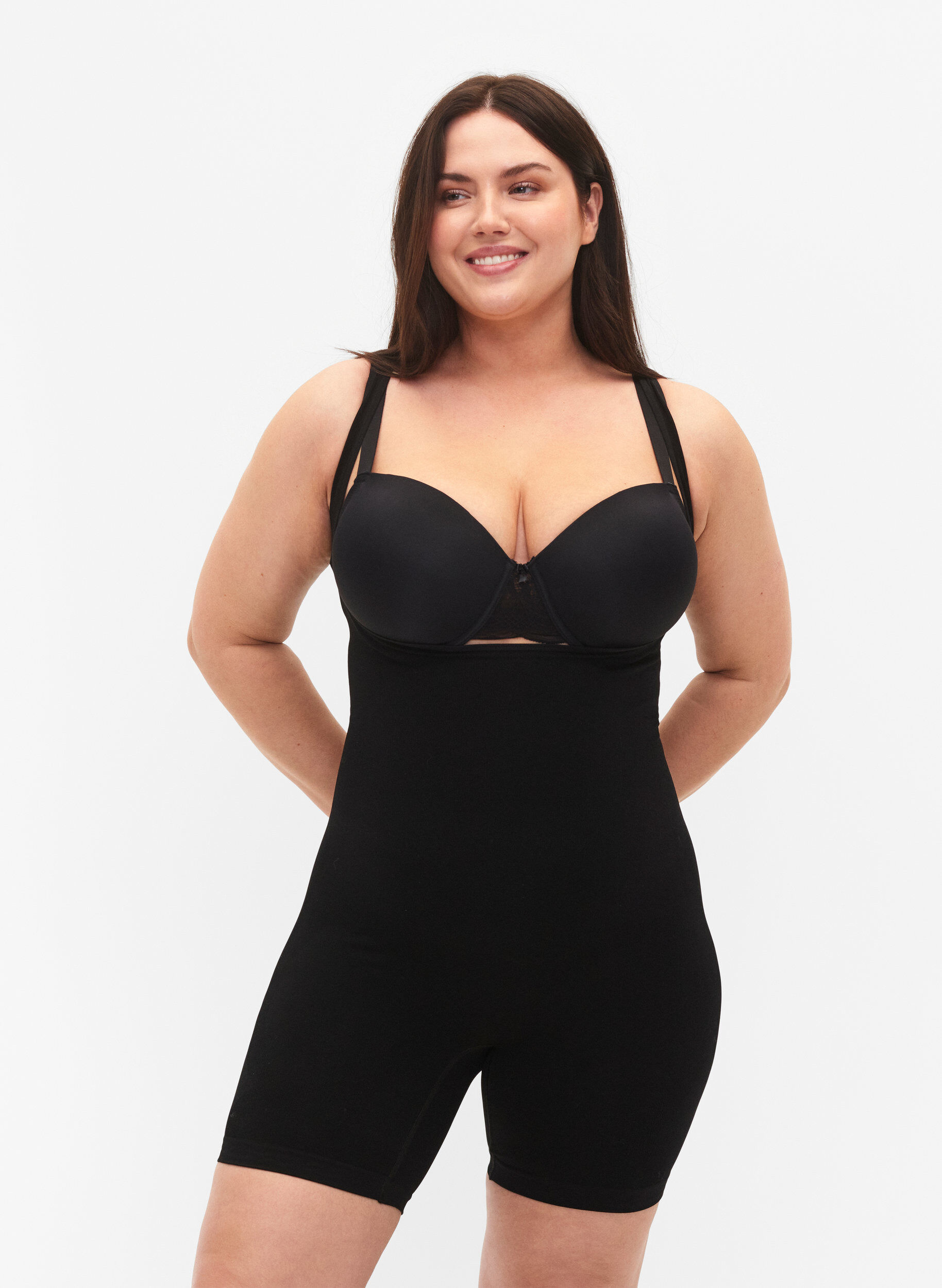 Zizzi Shapewear Anzug, Schwarz, Model image number 0