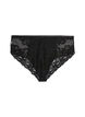 Hipster-Slip aus Spitze mit Crossover-Detail, Schwarz, Packshot image number 1
