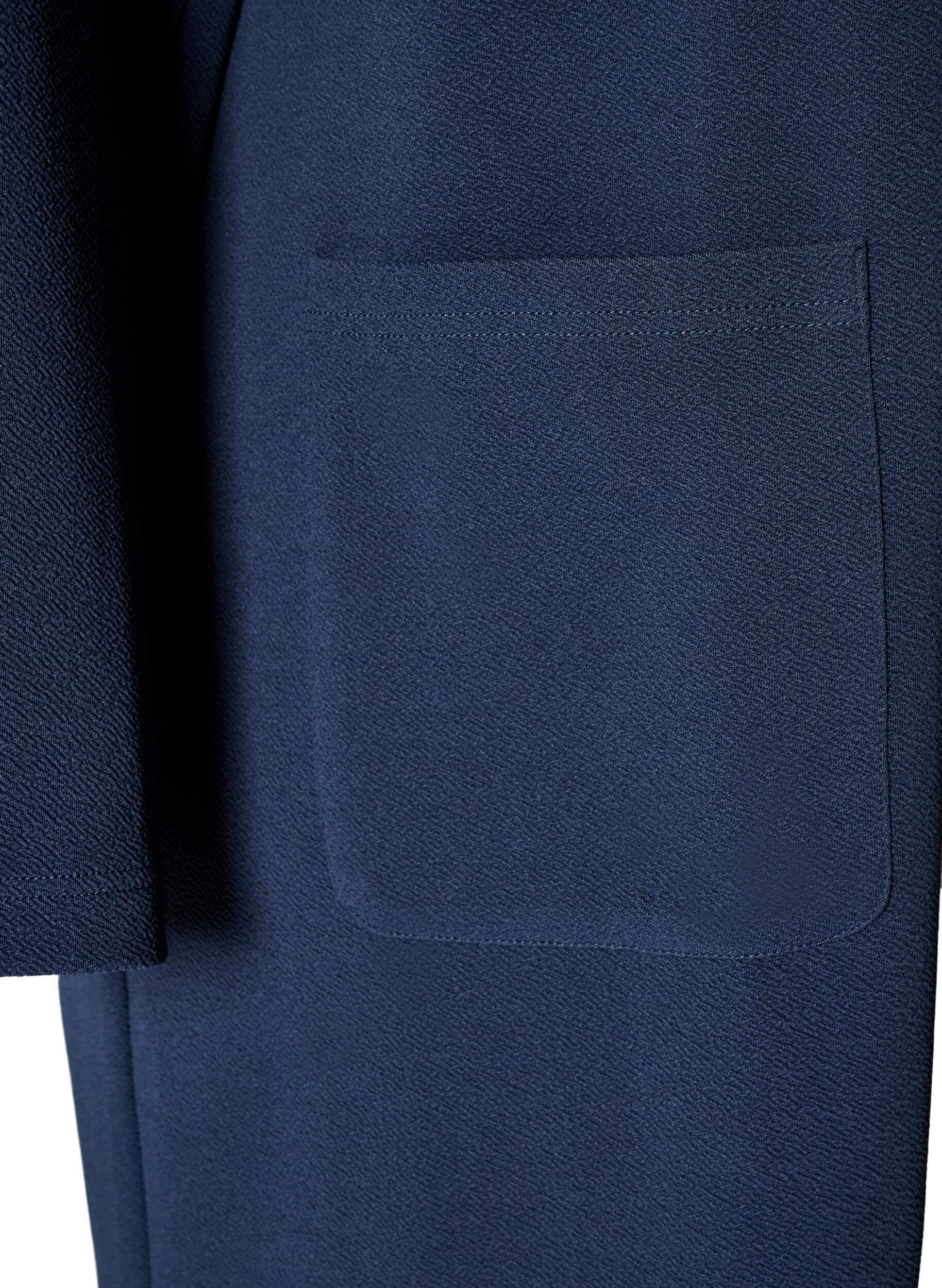 ZizziLange Blazer mit Taschen, Blau, Packshot image number 3