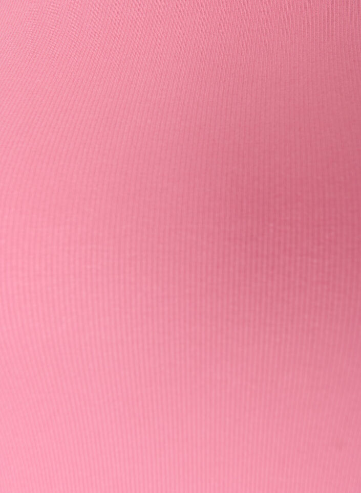 Ripptop aus Baumwolle mit hohem Kragen, Rot, Packshot image number 2