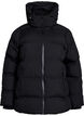 Doudoune courte avec capuche amovible, Noir, Packshot image number 0