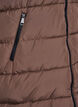 Langer Weste mit Kapuze und Taschen, Braun, Packshot image number 3
