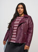 Perfecto en similicuir, Bordeaux, Model image number 0