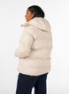 Doudoune courte avec capuche amovible, Vanille, Model image number 2
