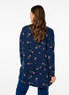  Bluse mit Blumenmuster und langen &Auml;rmeln, Blau, Model image number 2