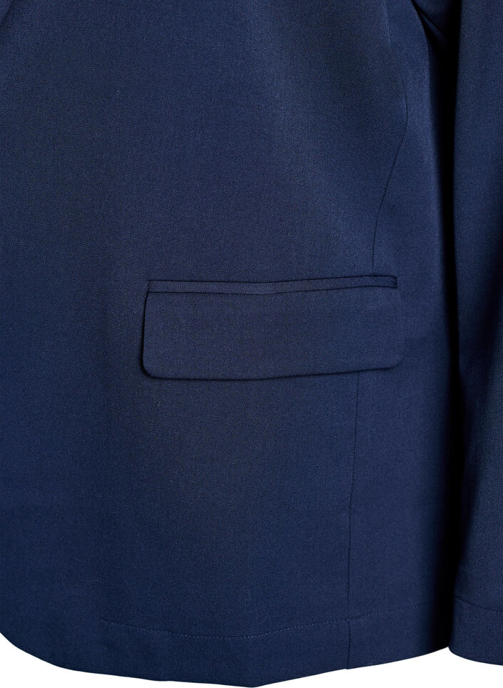Blazer ouvert avec poches, Bleu, Packshot image number 2