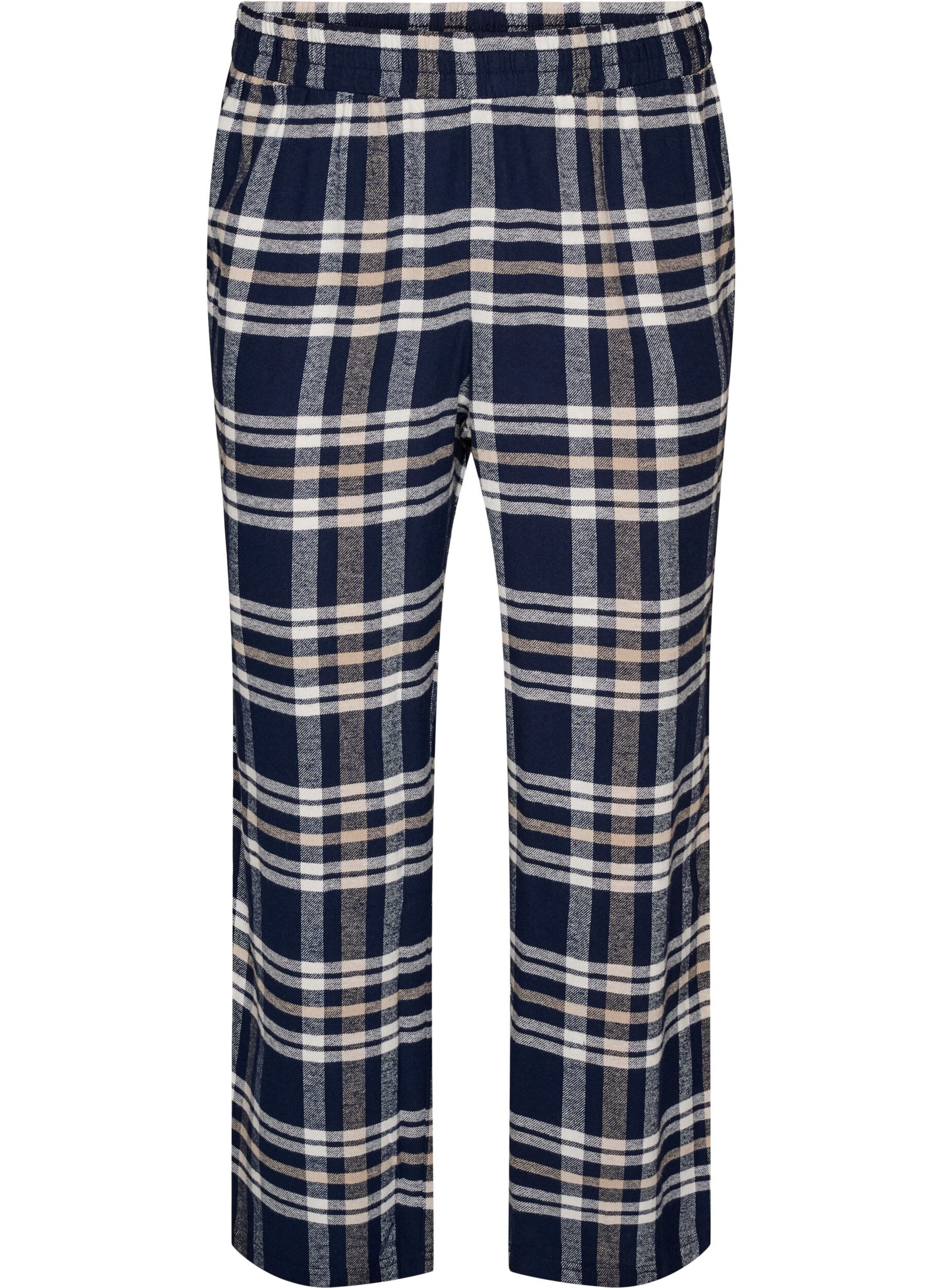 Karierte Pyjamahose aus Baumwolle
