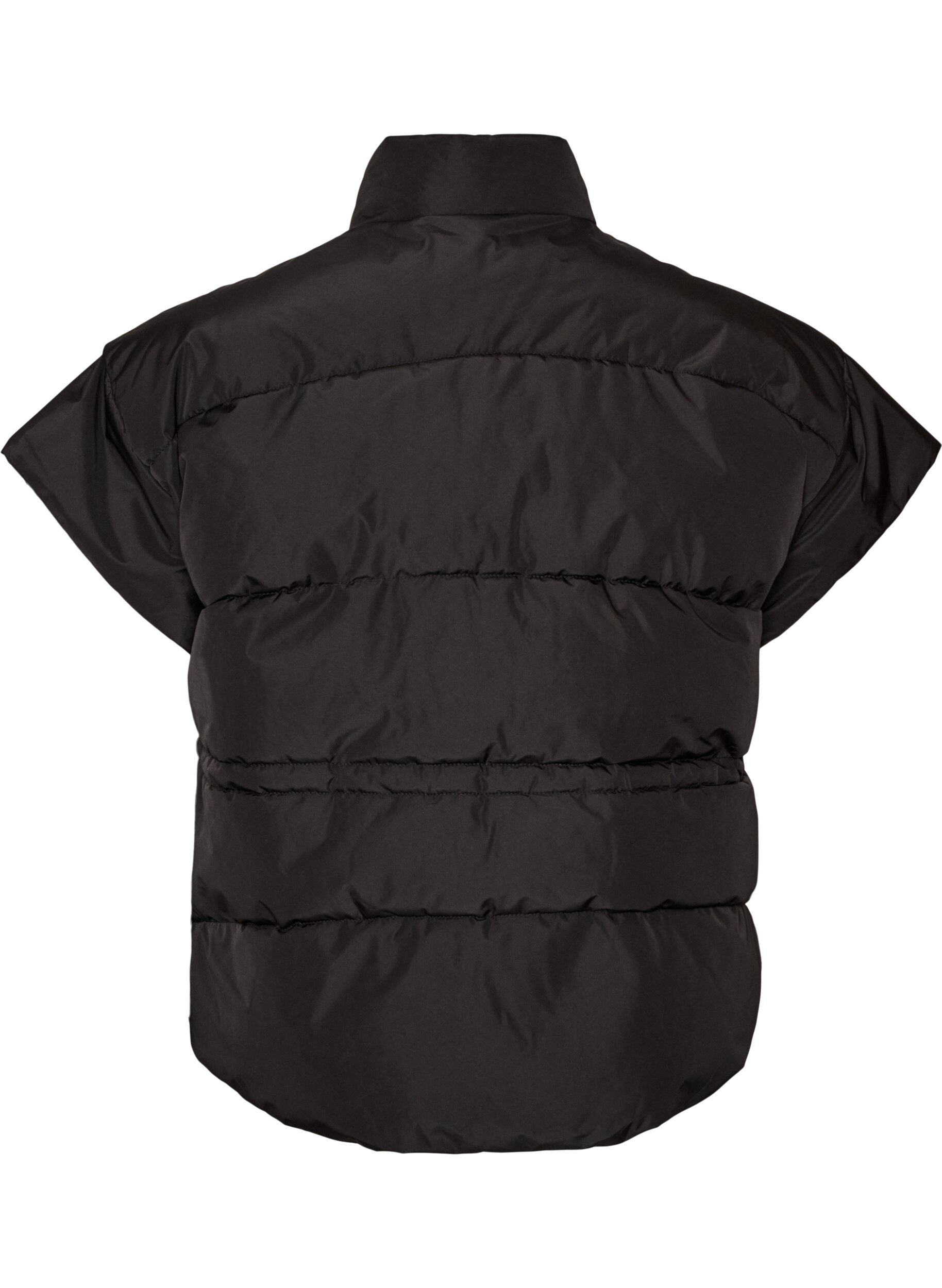 ZizziDoudoune sans manches avec taille ajustable, Noir, Packshot image number 1