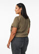 Basic-T-Shirt aus Baumwolle mit Rundhalsausschnitt, Gr&uuml;n, Model image number 2