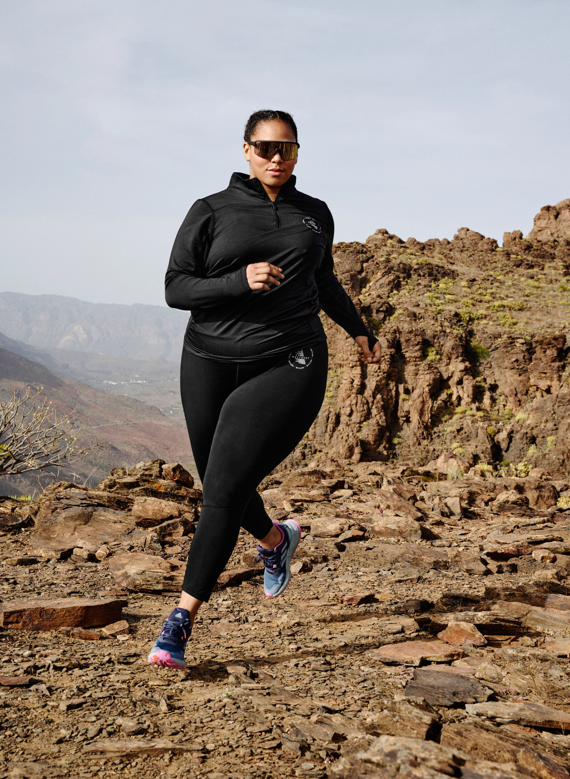 Zizzi Unifarbene Fitness-Leggings, Black, Image image number 0