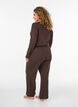 Pyjamahose aus Bio-Baumwolle mit Lochstickerei, Braun, Model image number 2