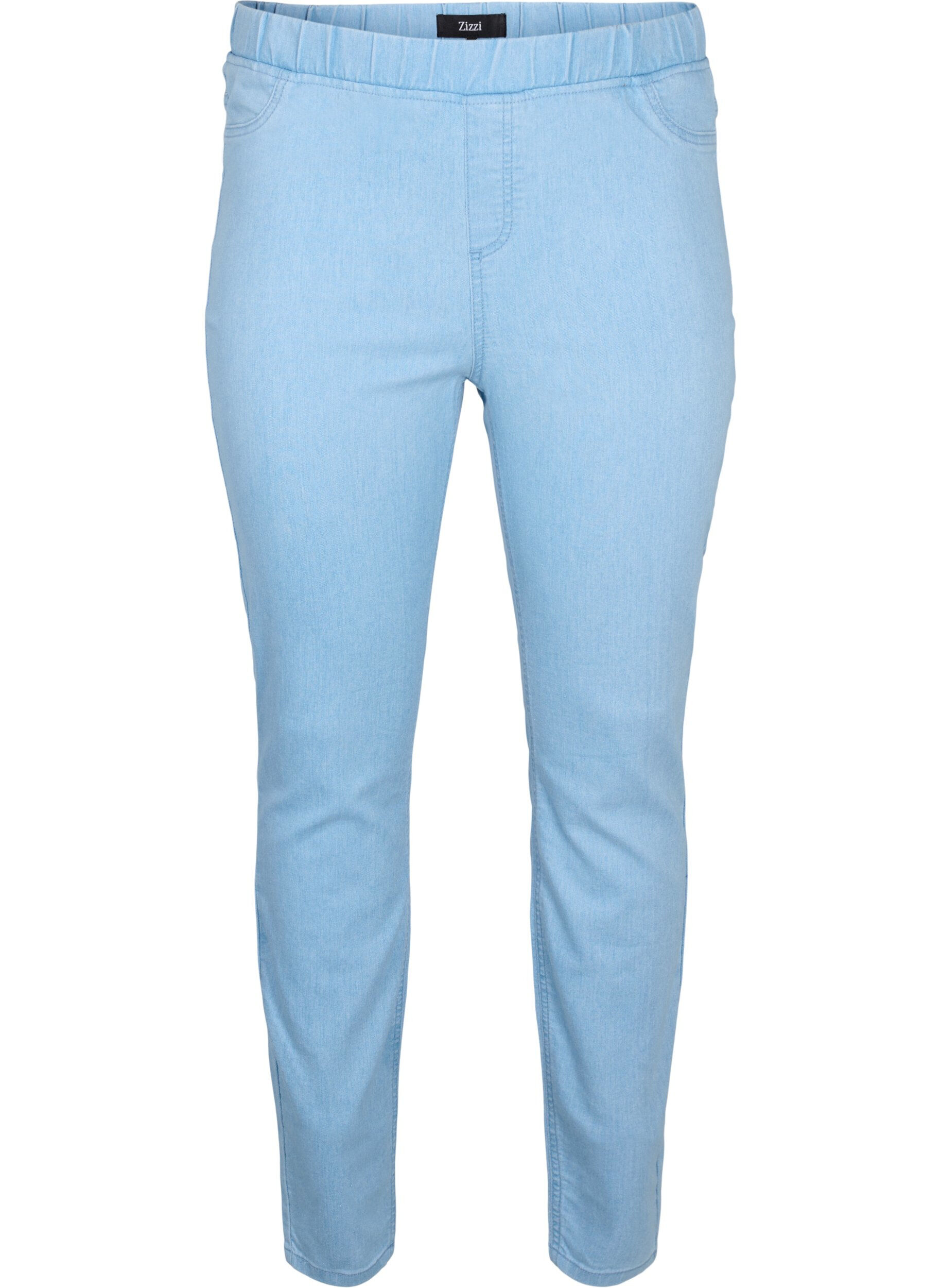 Zizzi Jeggings mit Taschen, Light blue, Packshot image number 0