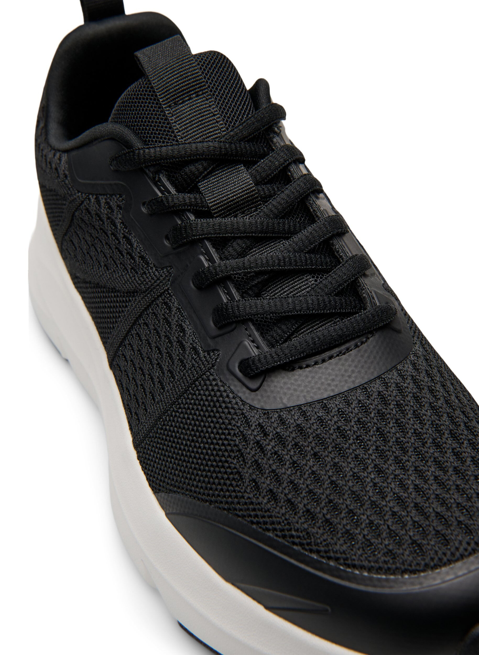 Zizzi Extra-Weite - Komfort-Sneakers mit sto&szlig;d&auml;mpfender Sohle, Schwarz, Packshot image number 2