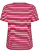 Gestreiftes T-Shirt aus Bio-Baumwolle, Rot, Packshot image number 1