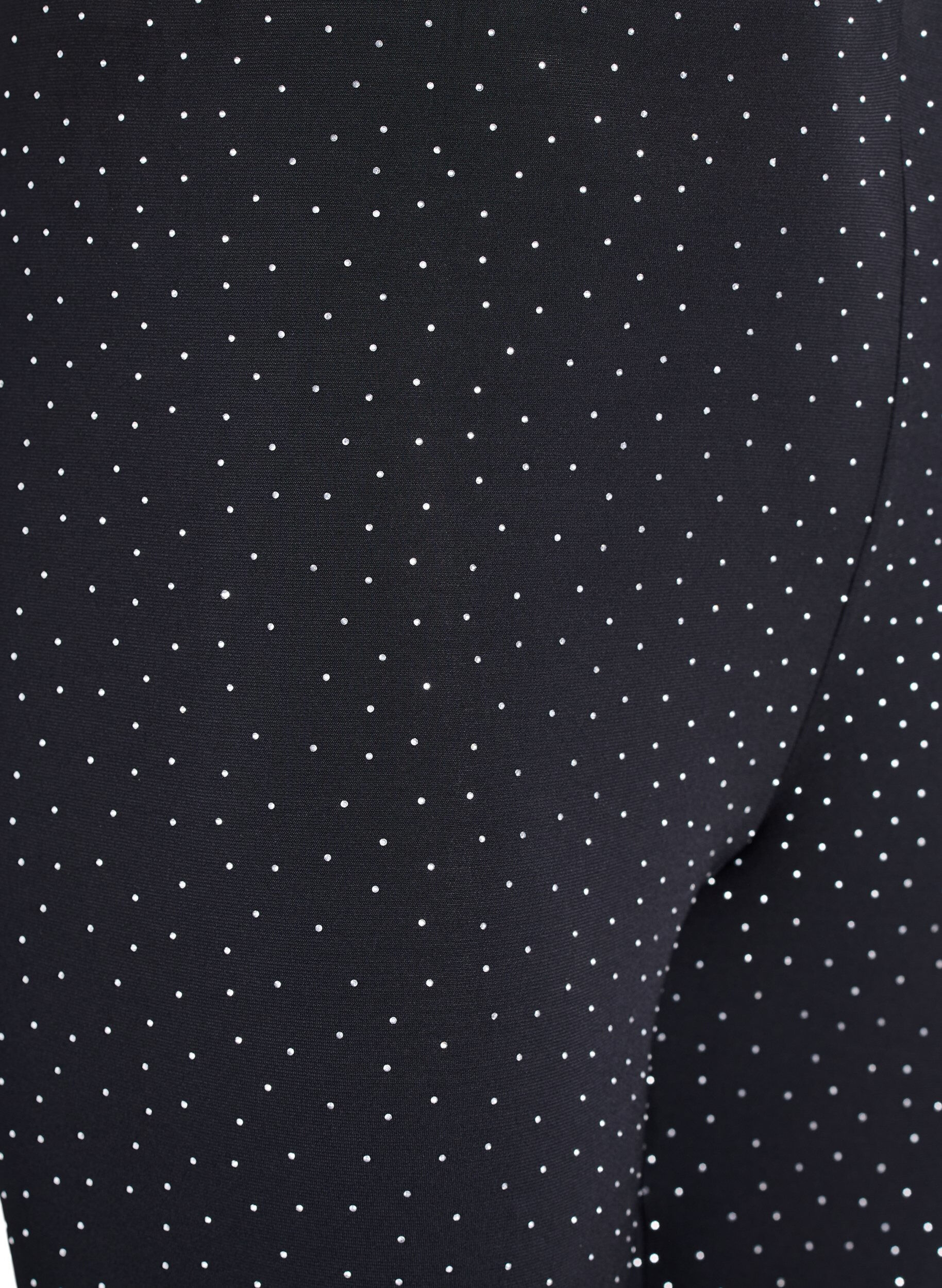 Zizzi Leggings avec strass, Noir, Packshot image number 2