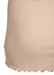 Haut avec bordure en dentelle, Beige, Packshot image number 3