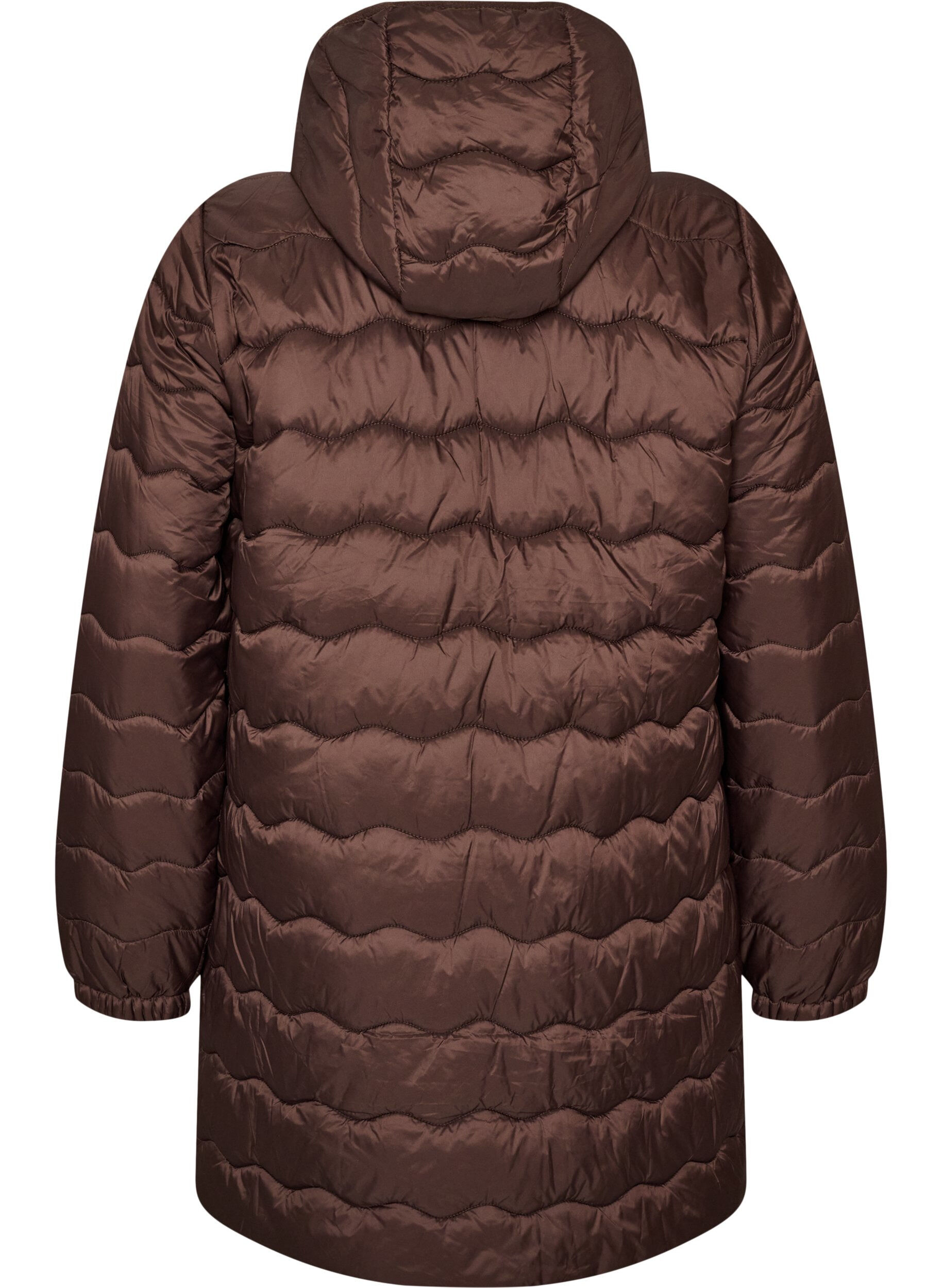 ZizziVeste matelass&eacute;e, Marron, Packshot image number 1