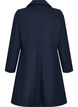 Manteau en laine coupe A avec poches, Bleu, Packshot image number 1