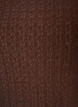 Robe midi avec une texture ondul&eacute;e et des manches longues, Marron, Packshot image number 2
