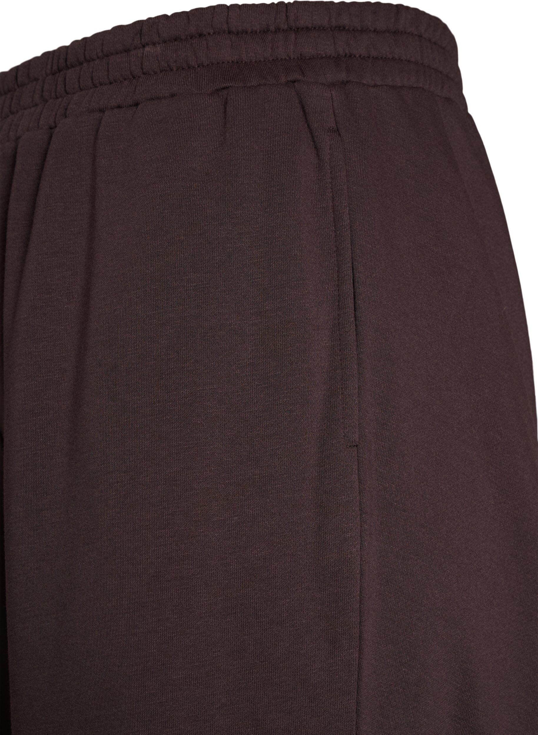 ZizziPantalon de jogging taille haute avec coupe ample, Marron, Packshot image number 2